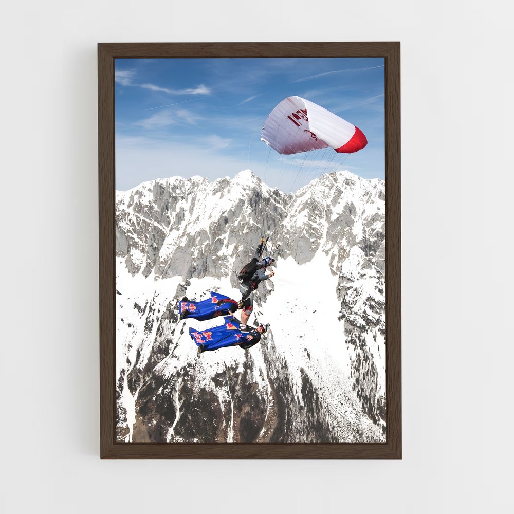 Poster L'Escalade Aérienne – affiche Parachutisme (vue 5)